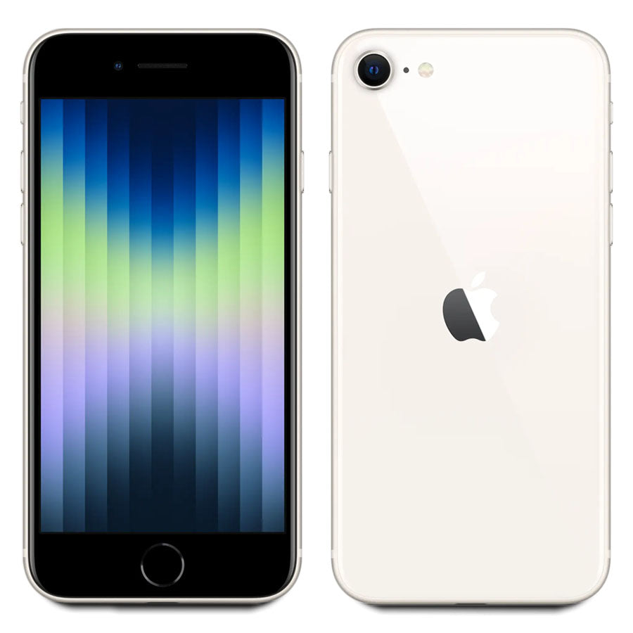 Apple iPhone SE 3 64GB Unlocked A2595 4.7" - Starlight (Renewed)