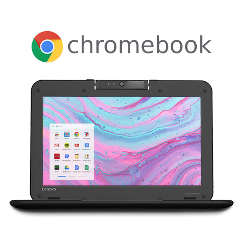 Lenovo Chromebook N22 11.6" Laptop Celeron 1.6GHz 4GB RAM 16GB SSD - Black (Renewed)