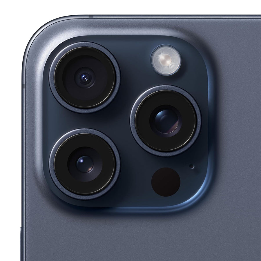 Apple iPhone 15 Pro 256GB - Blue Titanium (Renewed)