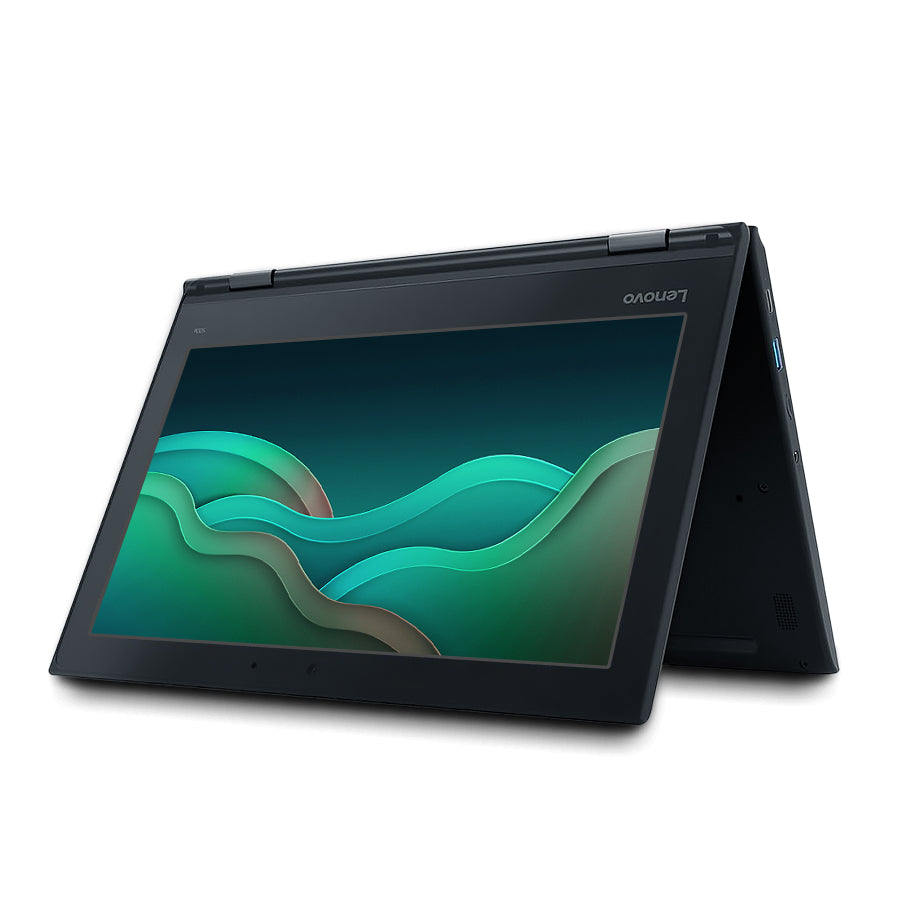 Lenovo 500e Chromebook 2nd Gen 2-in-1 11.6" Celeron N4120 1.1GHz 4GB RAM 32GB SSD - Black (Renewed)