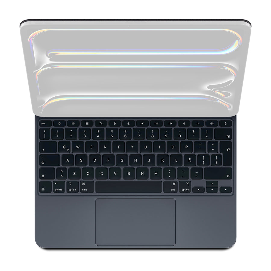 Spanish (Latin America) Apple Magic Keyboard for M4 iPad Pro 13" MWR53LA/A (Black) - Open Box