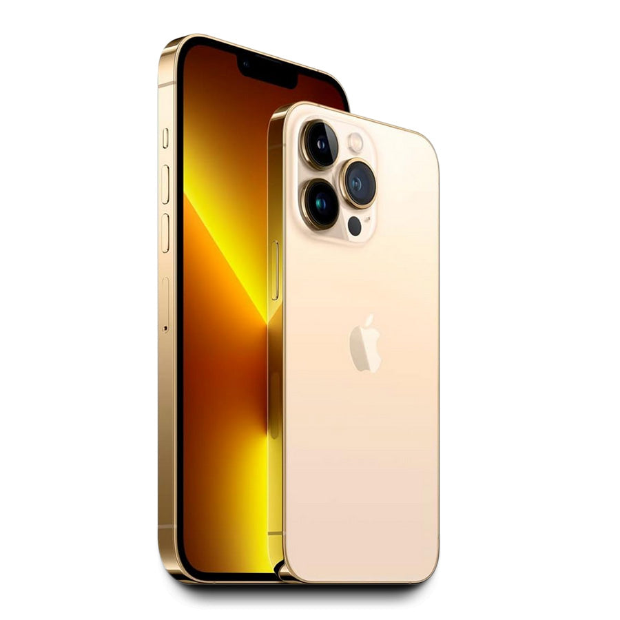 Apple iPhone 13 Pro Max 128GB Unlocked 90%+ Battery 6.7" (Gold) A2484