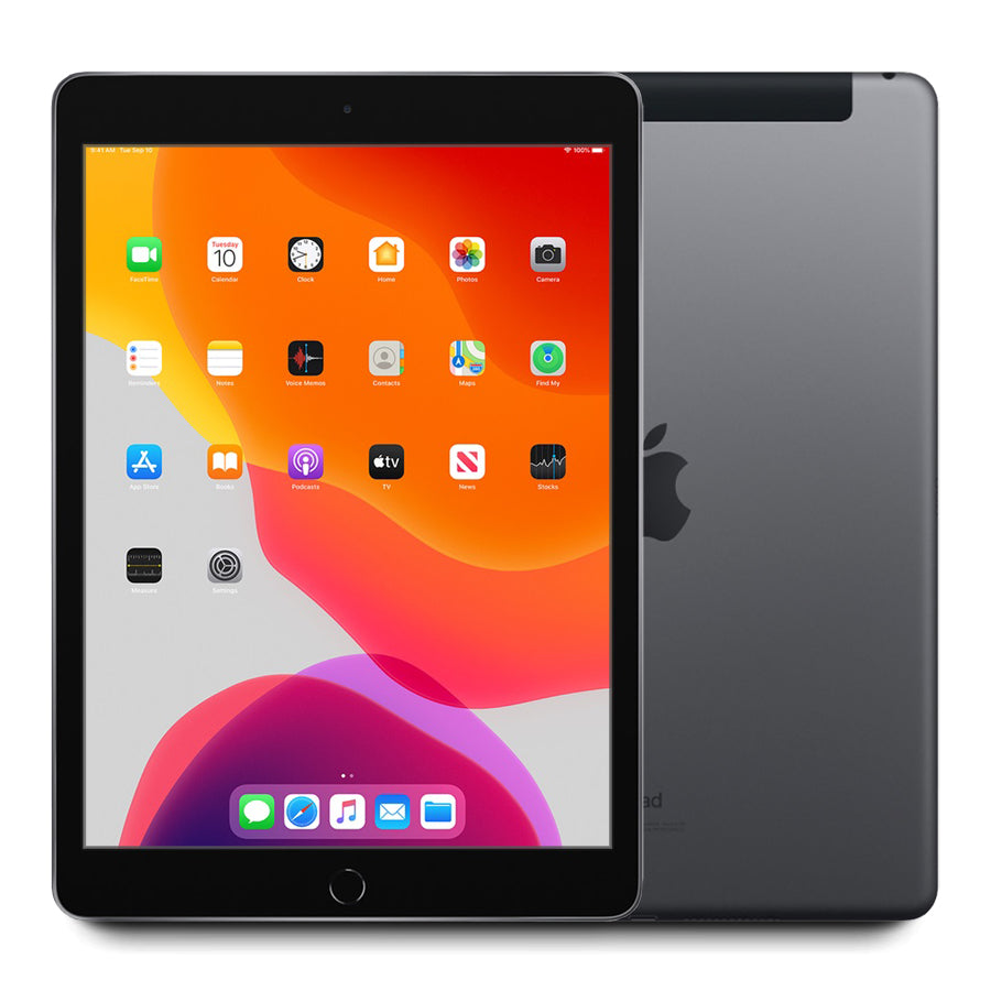 2019 Apple iPad 7 128GB Unlocked 90%+ Battery 10.2" (Space Gray) A2200