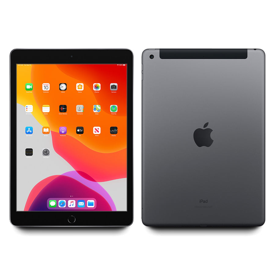 2019 Apple iPad 7 128GB Unlocked 90%+ Battery 10.2" (Space Gray) A2200