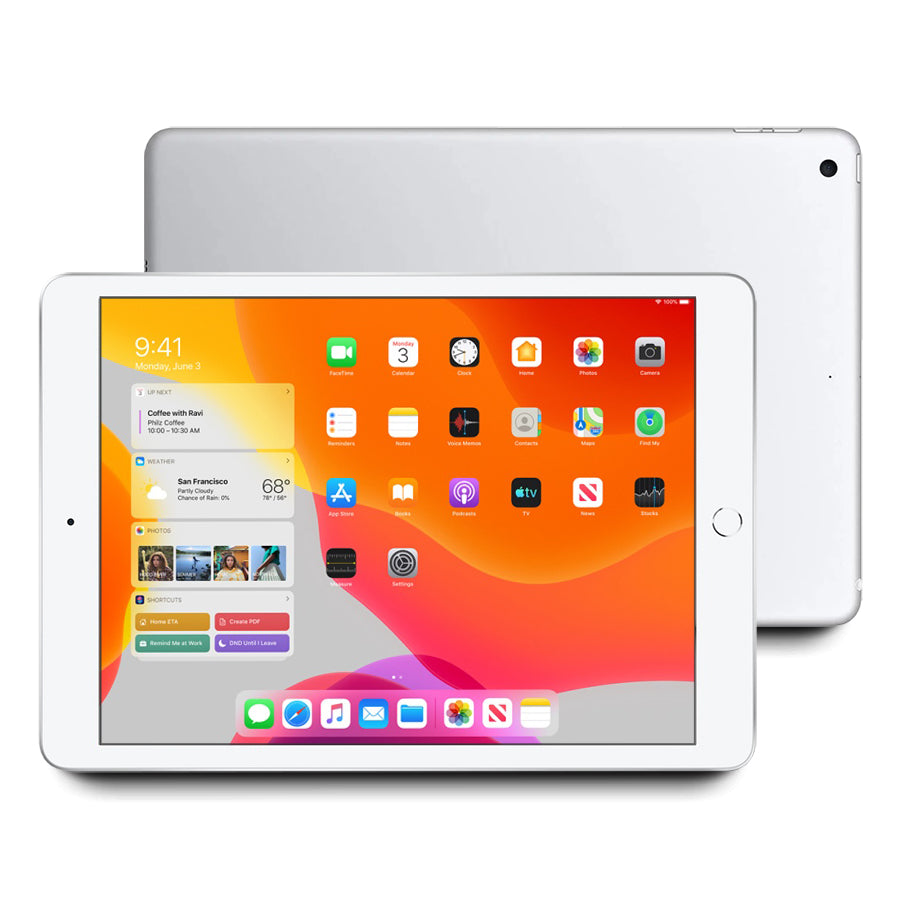 2019 Apple iPad 7 10.2" 128GB & WiFi Only - (Silver) A2197
