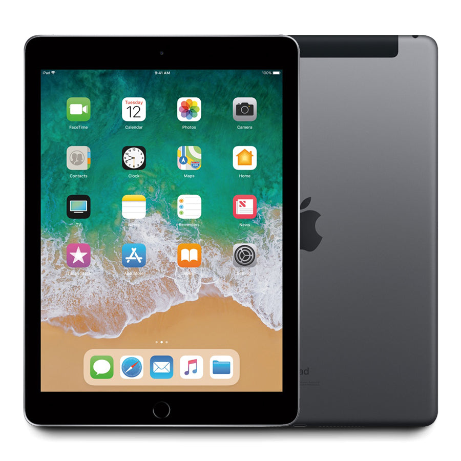 2018 Apple iPad 6 90%+ Battery 32GB WiFi/Cellular 9.7" (Space Gray) A1954