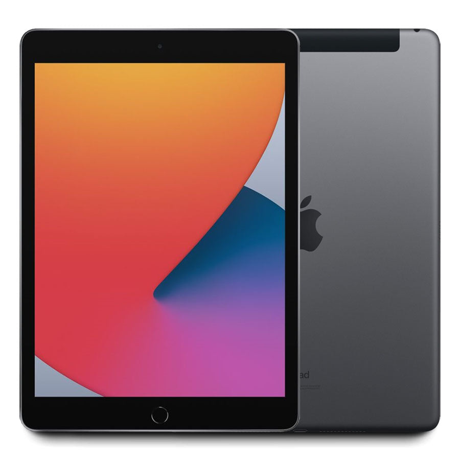 2020 Apple iPad 8 128GB Cellular 90%+ Battery (Space Gray) A2428