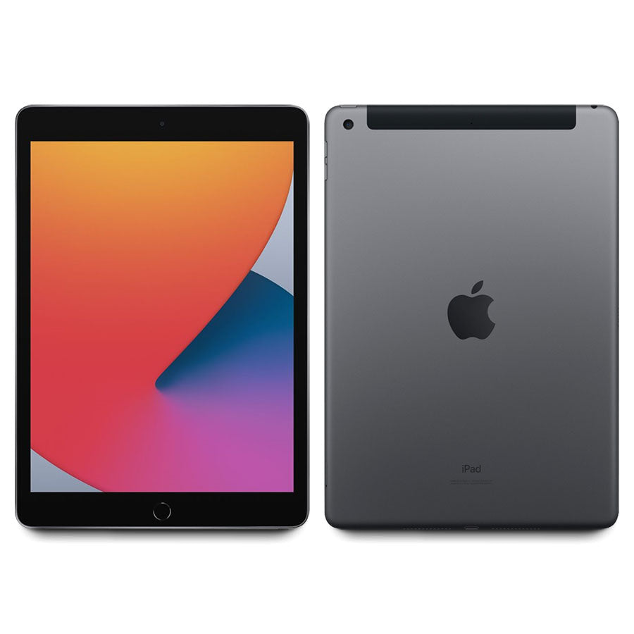 2020 Apple iPad 8 128GB Cellular 90%+ Battery (Space Gray) A2428