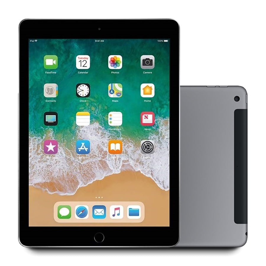 2018 Apple iPad 6 32GB WiFi/Cellular 9.7" - (Space Gray) A1954