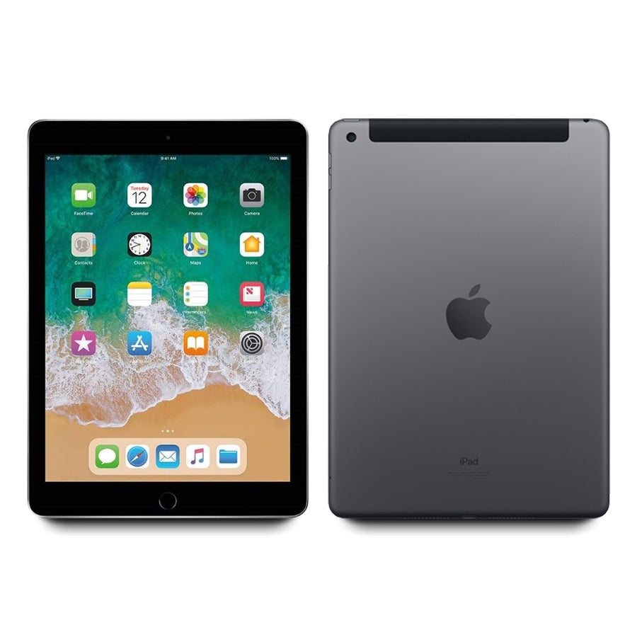 2018 Apple iPad 6 32GB WiFi/Cellular 9.7" - (Space Gray) A1954