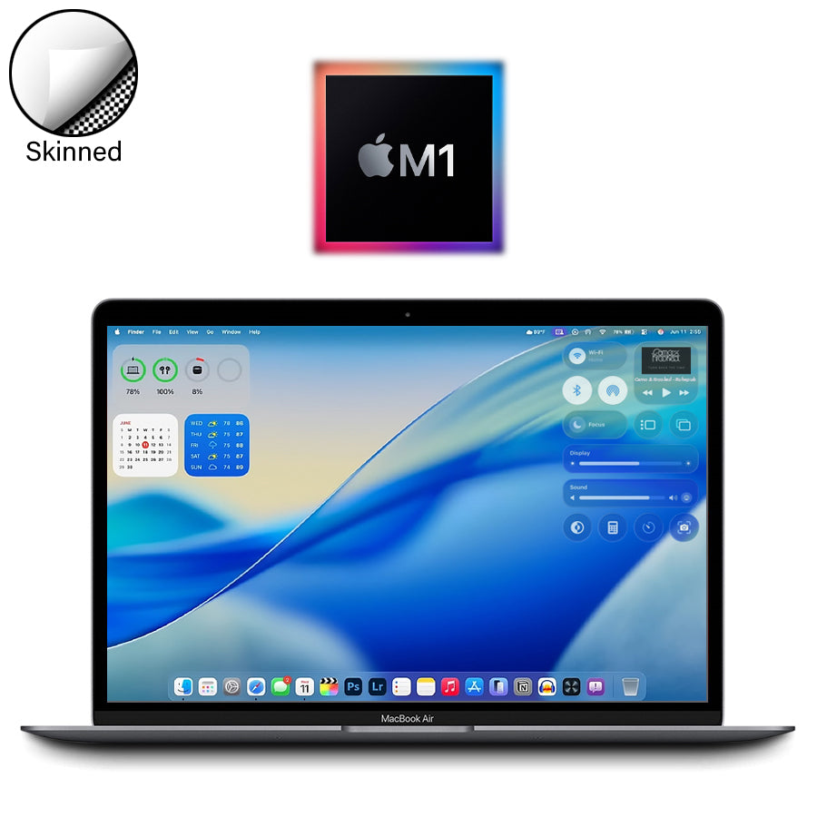 2020 Apple M1 MacBook Air 13.3" 3.20GHz/8GB/128GB SSD - (Space Gray/Skinned) A2337