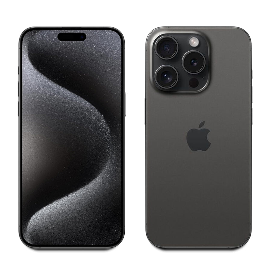 Apple iPhone 15 Pro - 128GB Unlocked 6.1" (Black Titanium) A2848