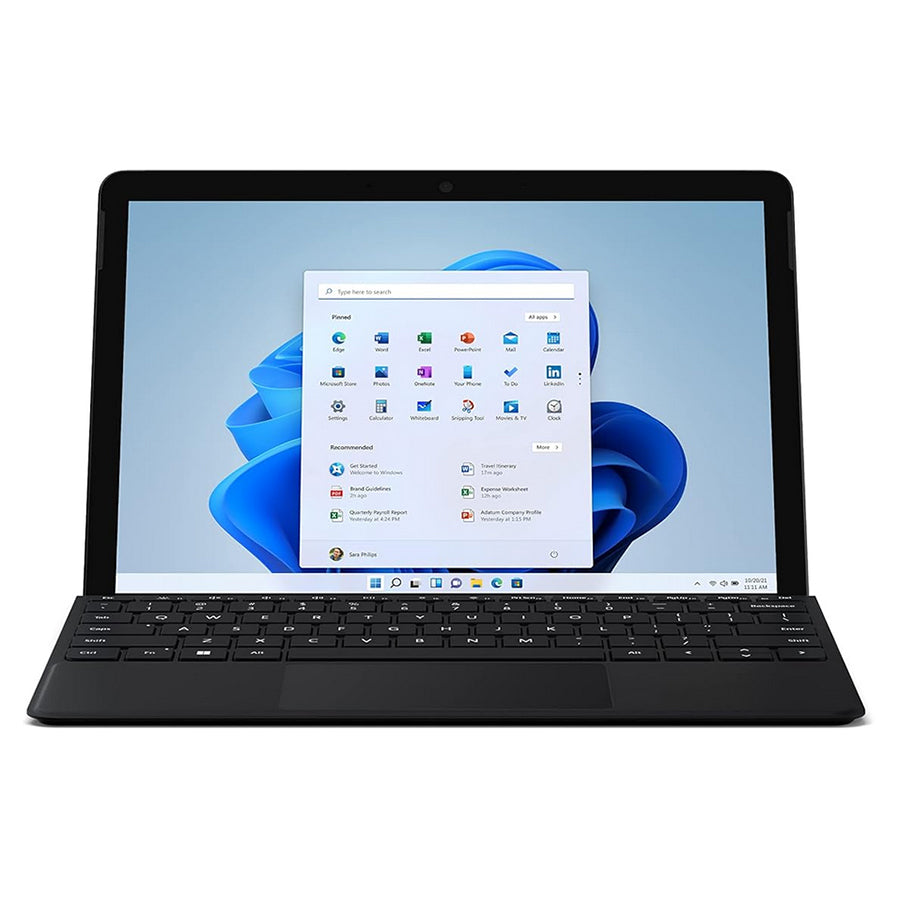 Microsoft Surface Go 3 10.5" 1.10GHz/8GB/128GB SSD (Black) - 8VA-00016 w/Type Cover Bundle