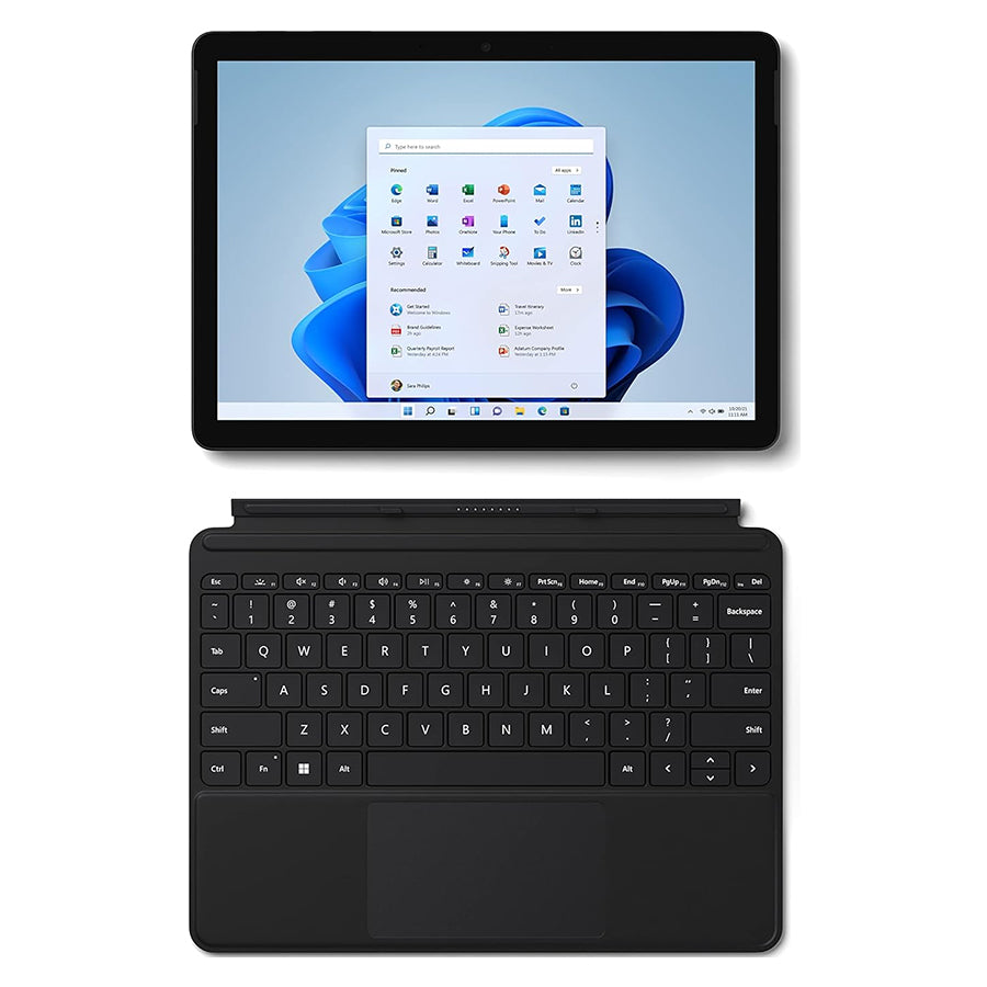 Microsoft Surface Go 3 10.5" 1.10GHz/8GB/128GB SSD (Black) - 8VA-00016 w/Type Cover Bundle