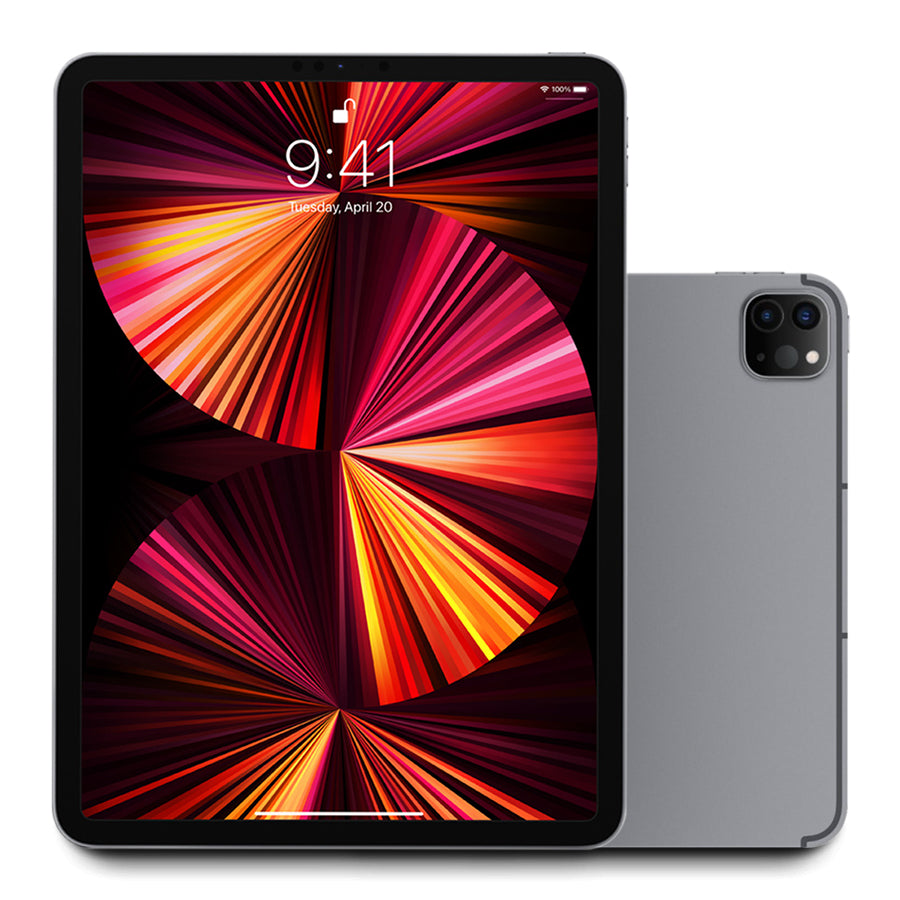 2021 Apple iPad Pro 5 12.9" 90%+ Battery 128GB Unlocked (Space Gray) A2379