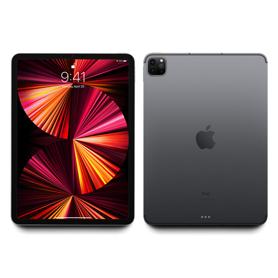 2021 Apple iPad Pro 5 12.9" 90%+ Battery 128GB Unlocked (Space Gray) A2379