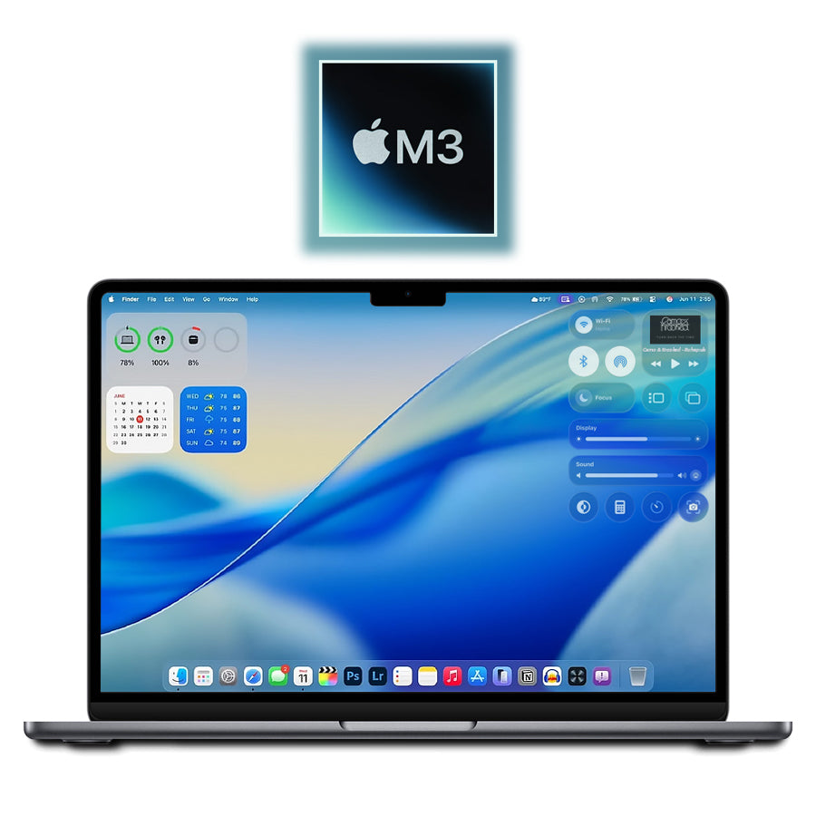 2024 Apple M3 MacBook Air 15.3" 90%+ Battery 4.05GHz/16GB/512GB SSD (Gray) A3114