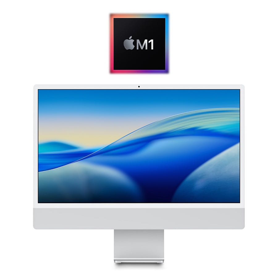 2021 Apple M1 iMac 24" - 3.20GHz/8GB/256GB 7-Core GPU SSD (Silver) A2439