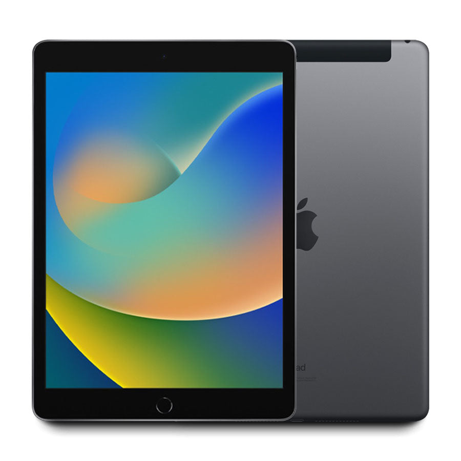 2021 Apple iPad 9th Gen 90%+ Battery 64GB Cellular 10.2" (Space Gray) A2603