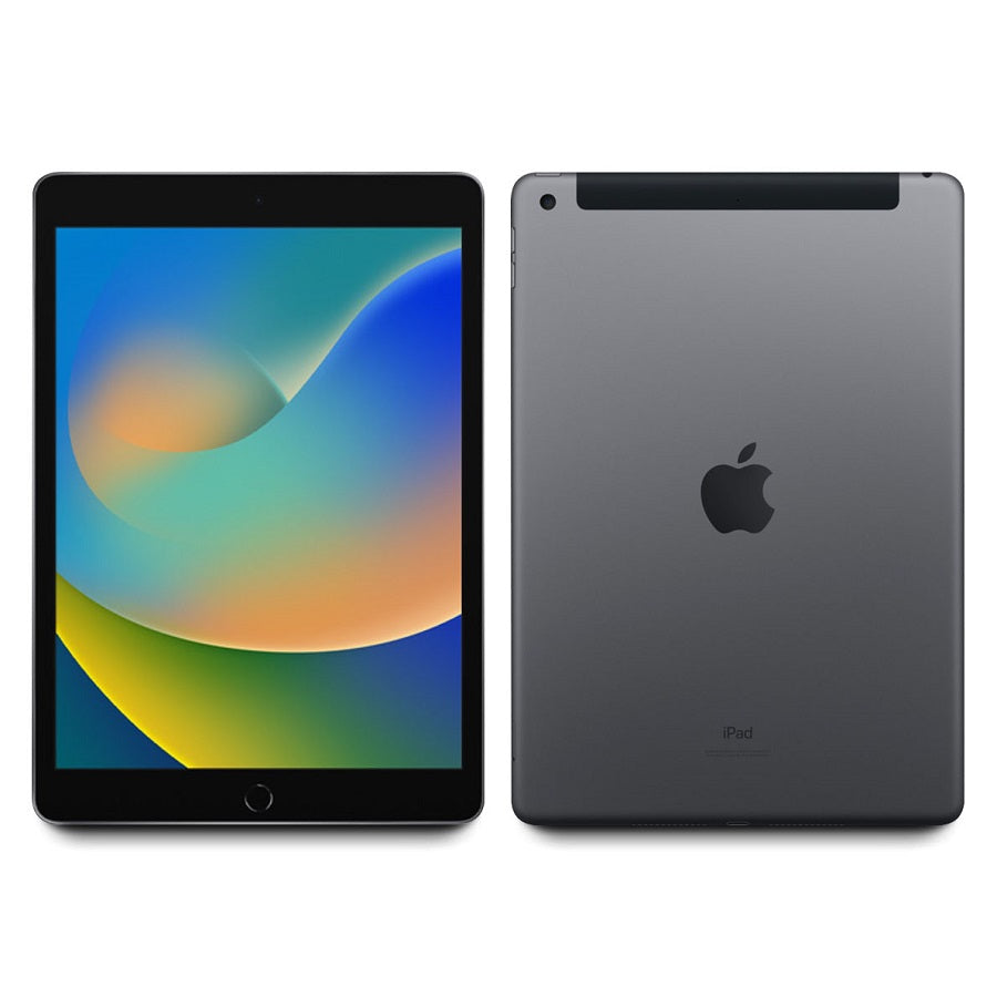 2021 Apple iPad 9th Gen 90%+ Battery 64GB Cellular 10.2" (Space Gray) A2603