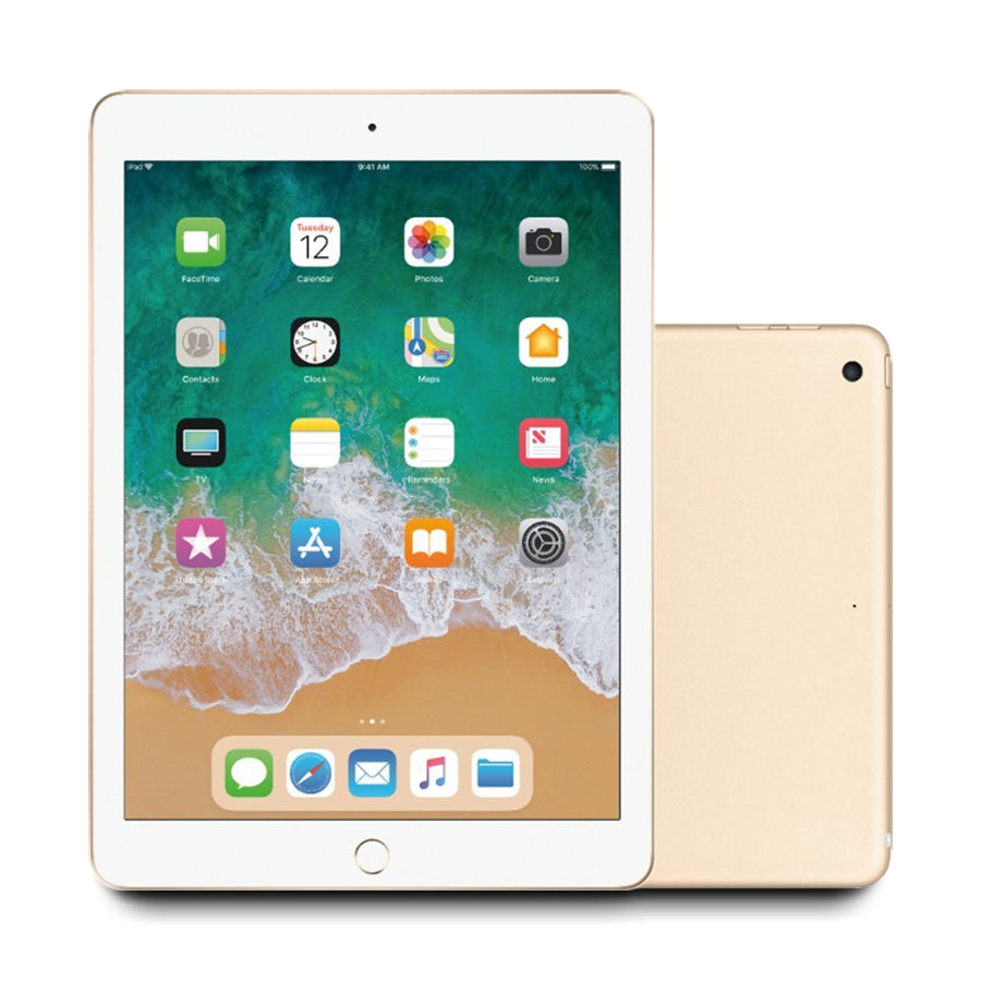 2018 Apple iPad 6 128GB 90%+ Battery WiFi Only 9.7" (Gold) A1893