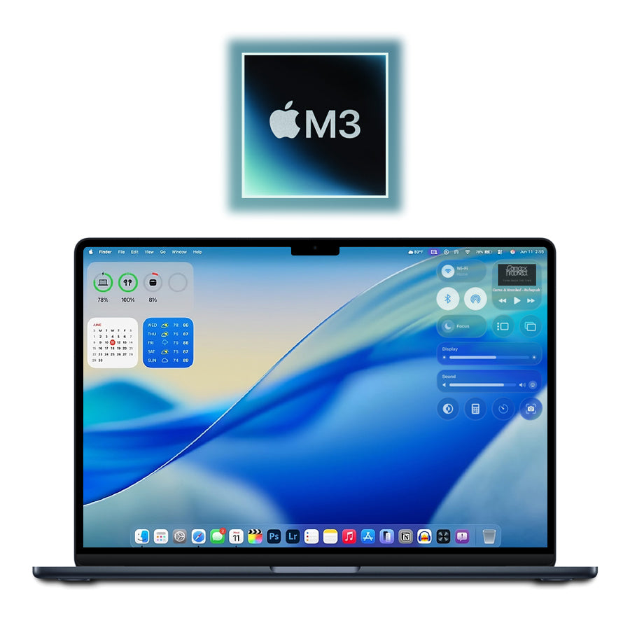 2024 Apple M3 MacBook Air 13.6" 4.05GHz/16GB/1TB SSD 10-Core GPU (Midnight) A3113