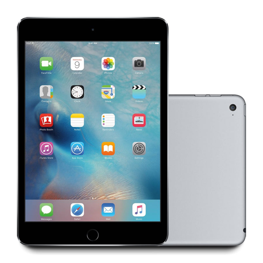 2015 Apple iPad Mini 4 90%+ Battery 128GB WiFi 7.9" (Space Gray) A1538