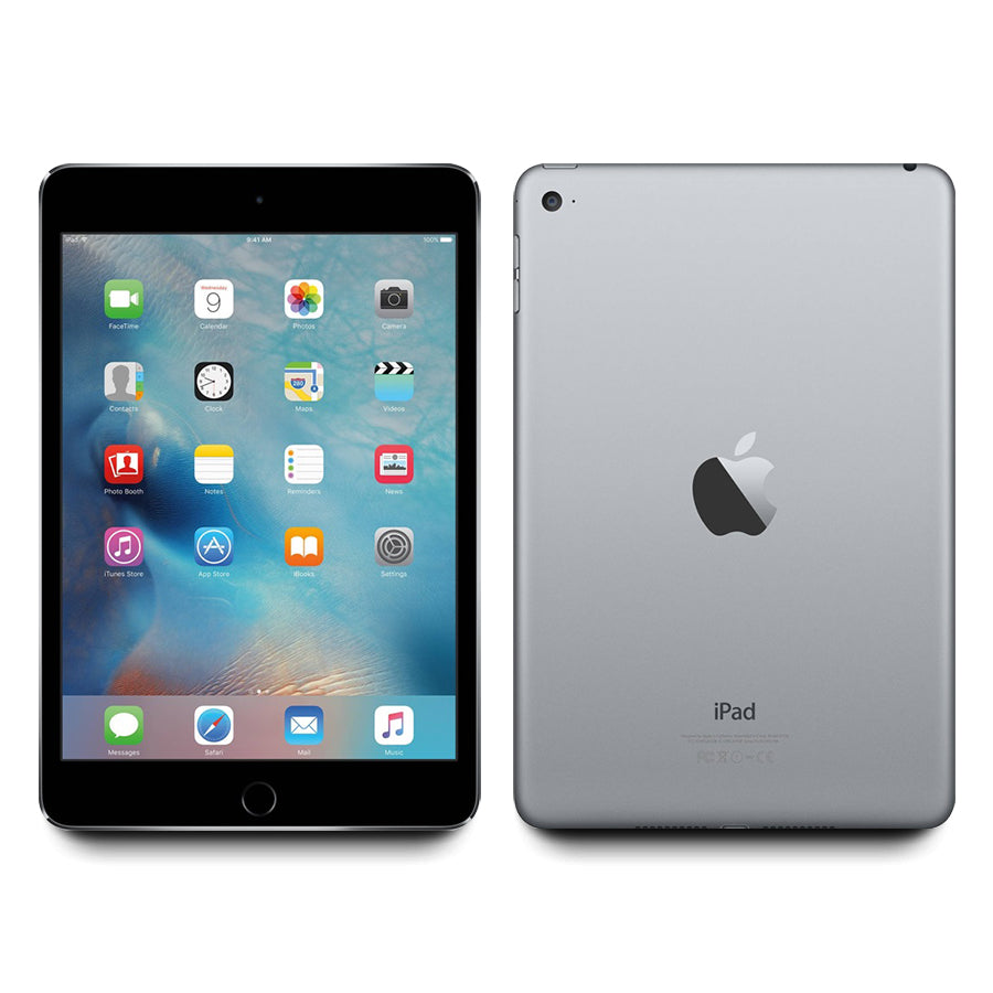 2015 Apple iPad Mini 4 90%+ Battery 128GB WiFi 7.9" (Space Gray) A1538