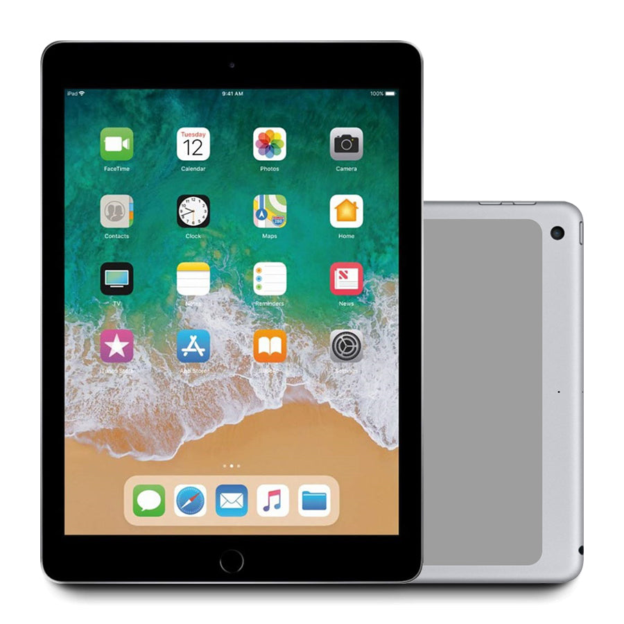 2018 Apple iPad 6 32GB WiFi Only 9.7" (Space Gray/Etching) - A1893