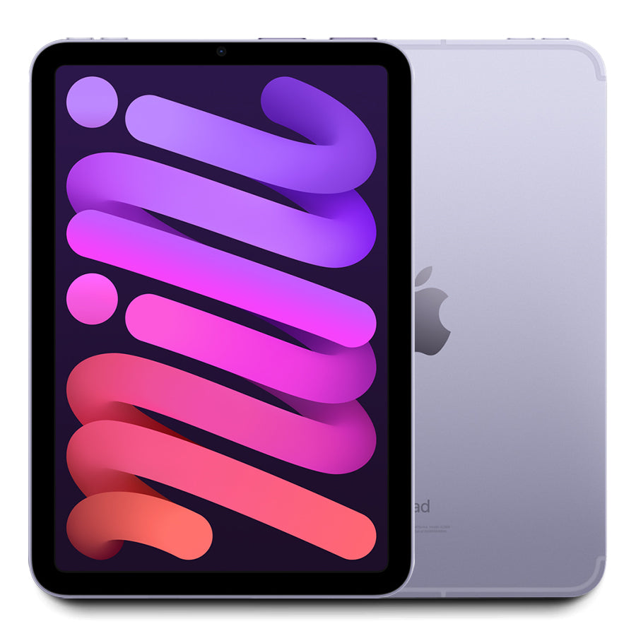 2021 Apple iPad Mini 6 90%+ Battery 256GB Cellular 8.3" (Purple) A2568