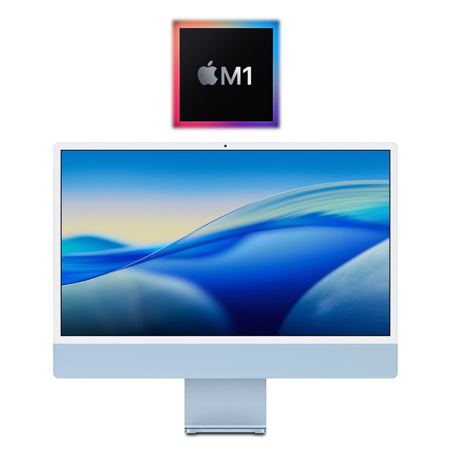 2021 Apple M1 iMac 24" 3.20GHz/16GB/2TB SSD - (Blue) A2438