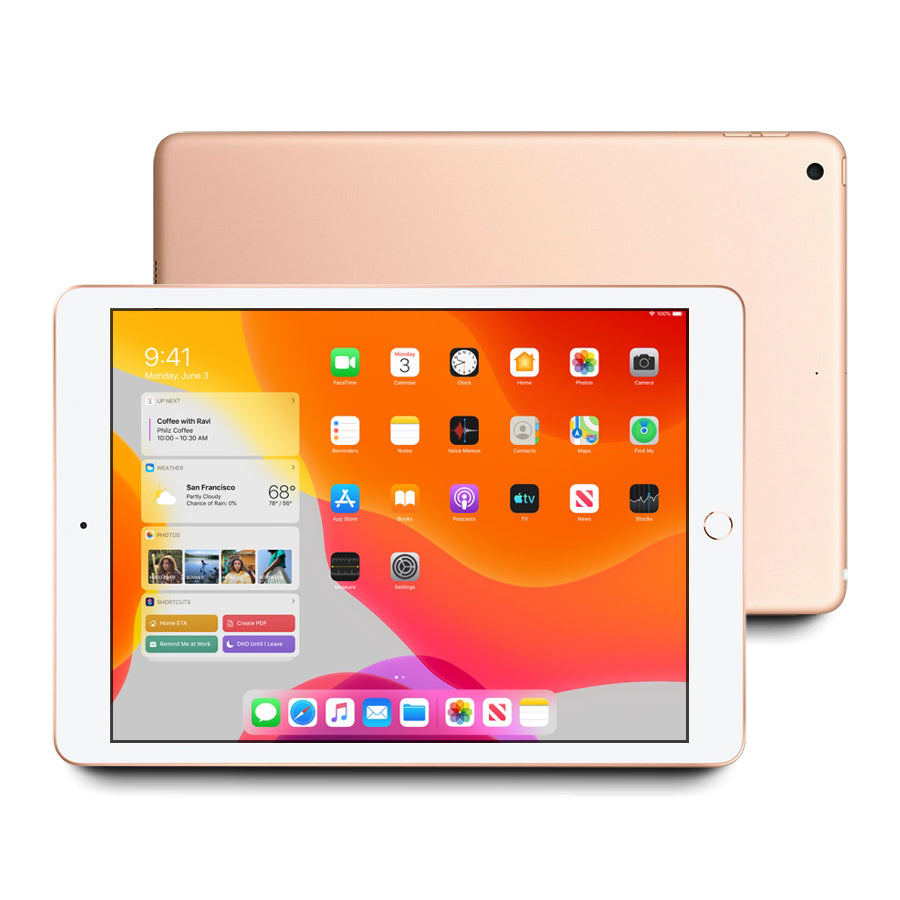 2019 Apple iPad 7 90%+ Battery 128GB Cellular 10.2" (Gold) A2200