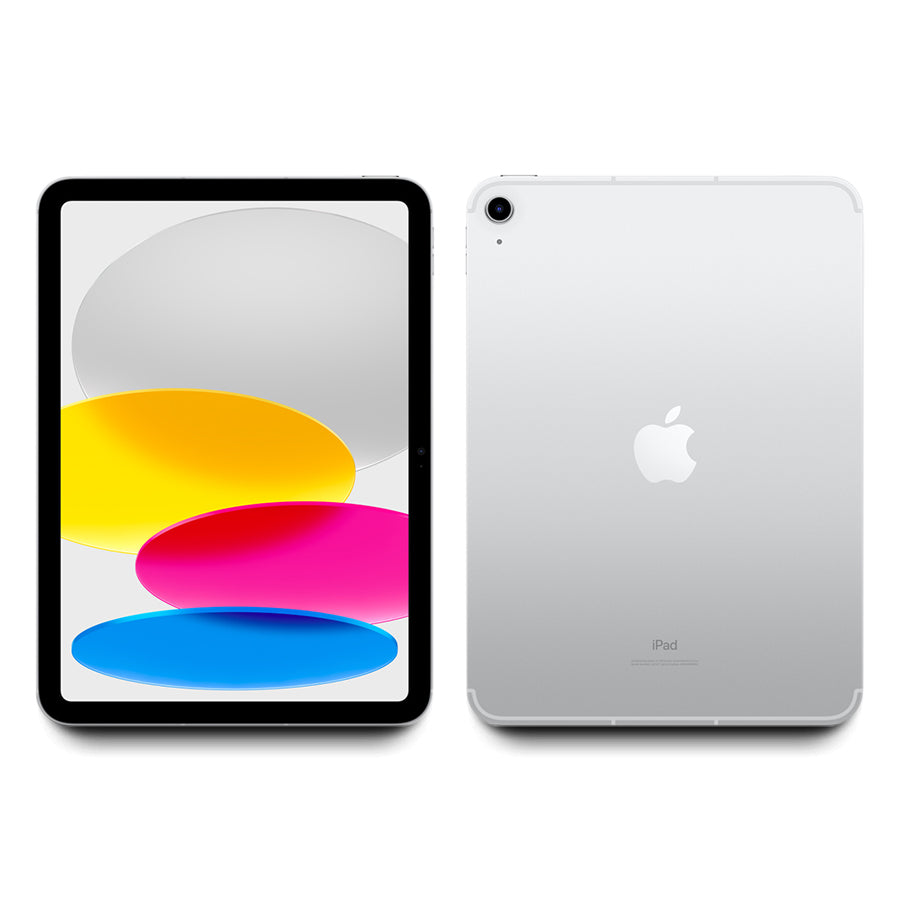 2022 Apple iPad 10 90%+ Battery 64GB Unlocked 10.9" (Silver) A2757