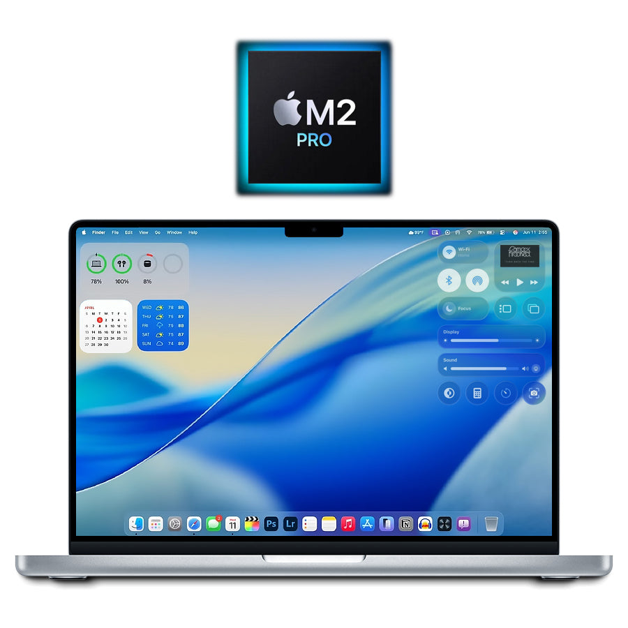 2023 Apple MacBook Pro 14.2" Core M2 Pro 3.49GHz 10-Core CPU/16-Core GPU 32GB RAM 512GB SSD A2779