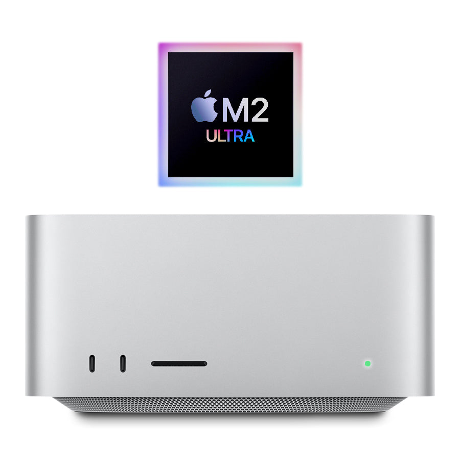 2023 Apple M2 Ultra Mac Studio 24-Core CPU 3.68GHz/128GB/1TB/60-Core GPU - (Silver) A2901