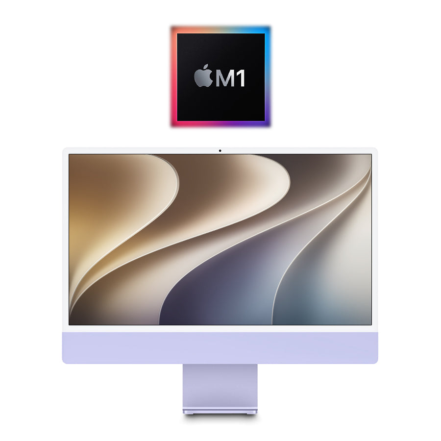 2021 Apple M1 iMac 24" 3.20GHz/8GB/512GB SSD 8-Core GPU (Purple) A2438