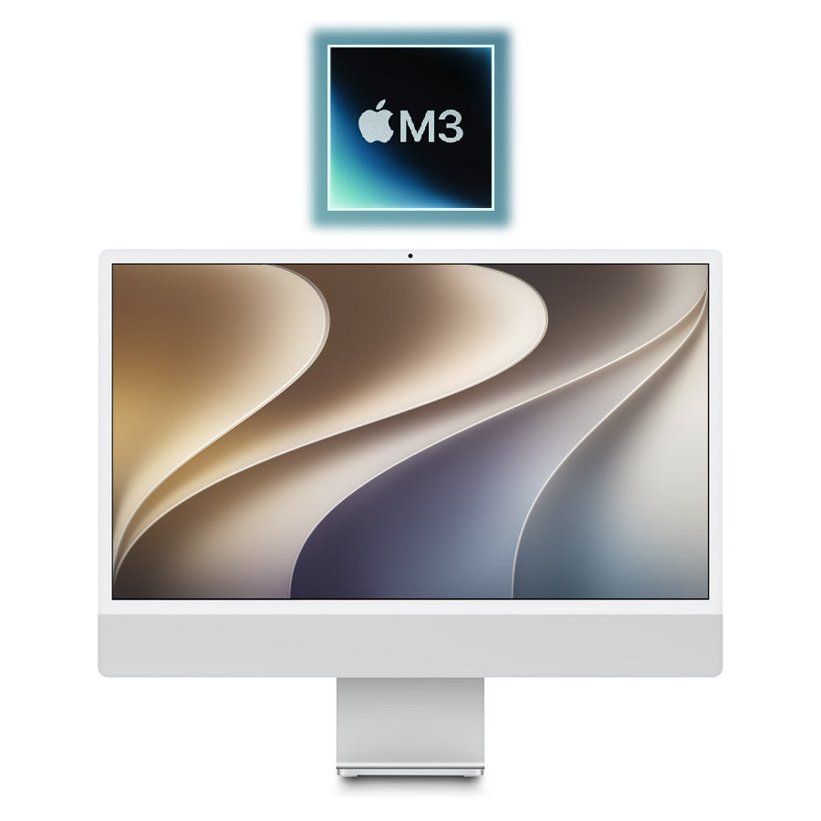 2023 Apple M3 iMac 24" 4.05GHz/16GB/256GB SSD 8-Core GPU - (Silver) A2874