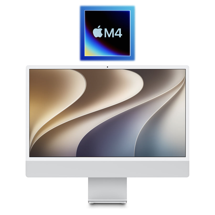 2024 Apple M4 iMac 24" 4.40GHz/16GB/256GB SSD 8-Core GPU - (Silver) A3247
