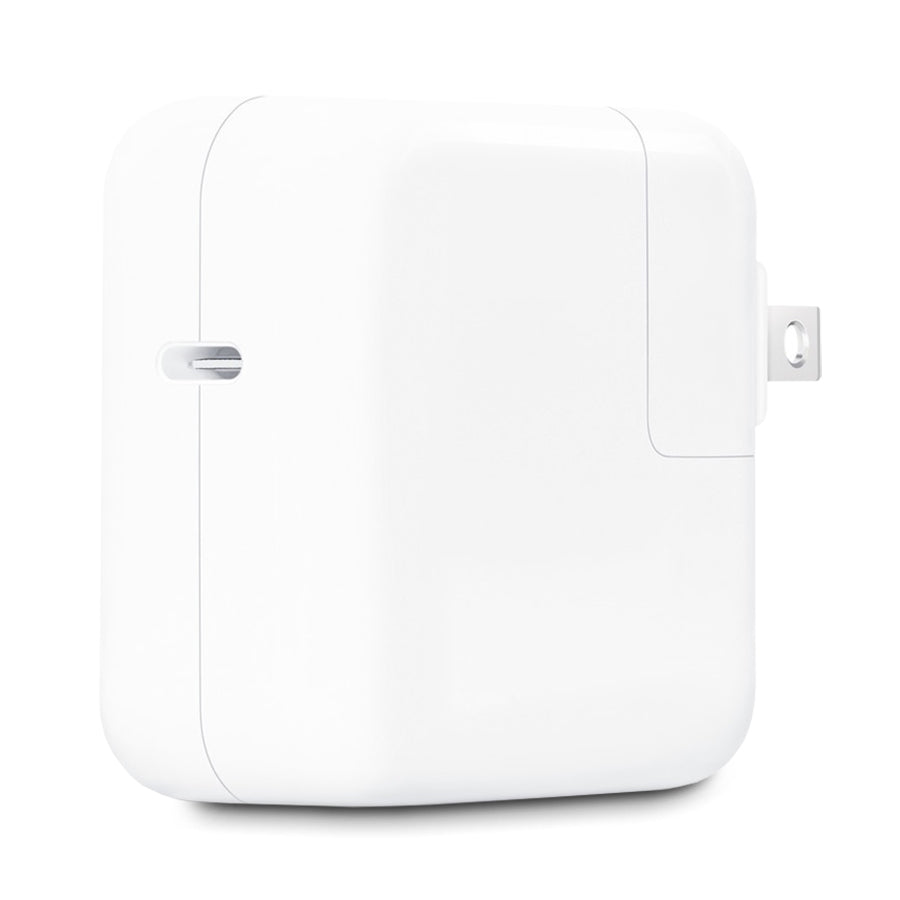 New Apple MY1W2AM/A 30W USB-C Power Adapter w/USB-C Cable (White) - Bulk