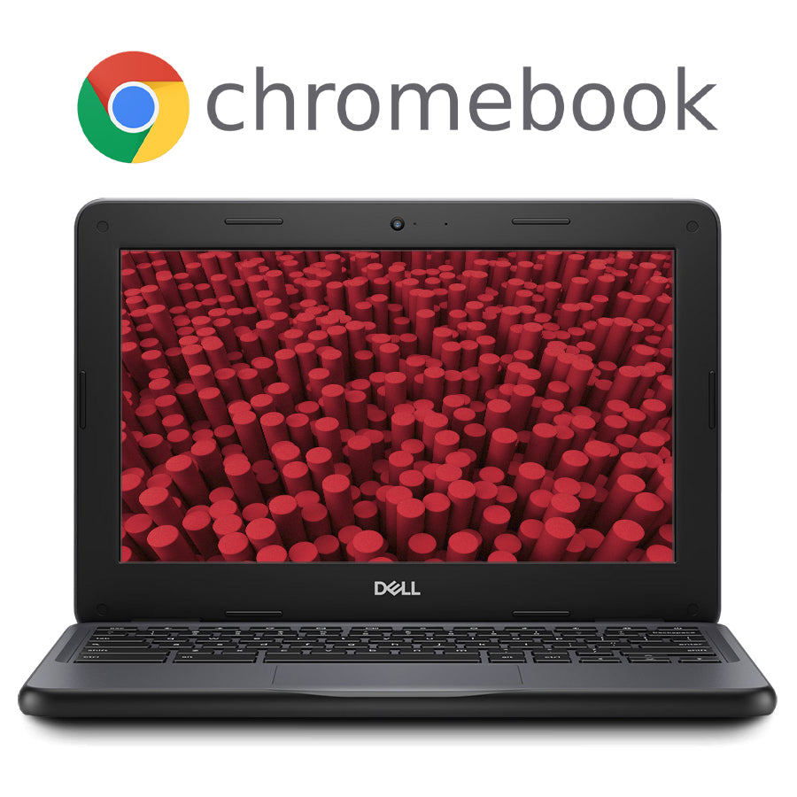 Dell Chromebook 3100 11.6" Celeron 1.1GHz 8GB RAM 32GB SSD - Black (Renewed)